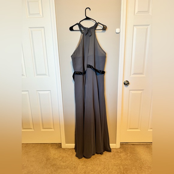 Gray Bridesmaid Dress - Picture 4 of 5